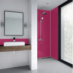 Pink Acrylic Shower Panel