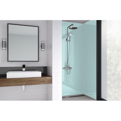 Green Mist Acrylic Bathroom Shower Panel - 4mm Gloss or Matt