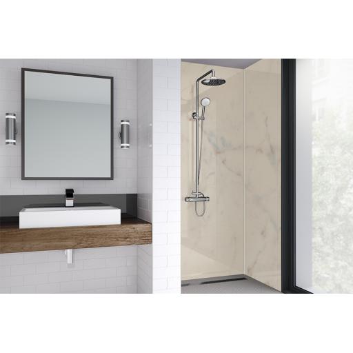 Med Marble Bathroom & Shower Wall Panel