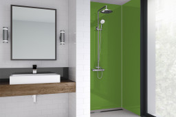 Olive Green Acrylic Shower Panel