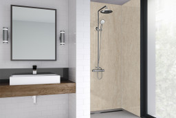 Travertine Bathroom Shower Panel