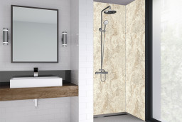 Natural Statuario Bathroom Shower Panel
