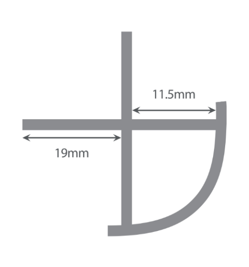 Wetwall External Corner Cross Section