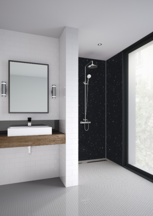Black Galaxy Bathroom & Shower Panel