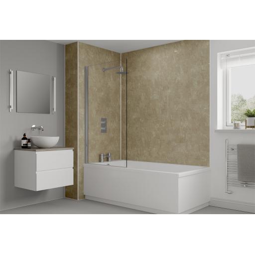 Travertine Bathroom & Shower Wall Panel